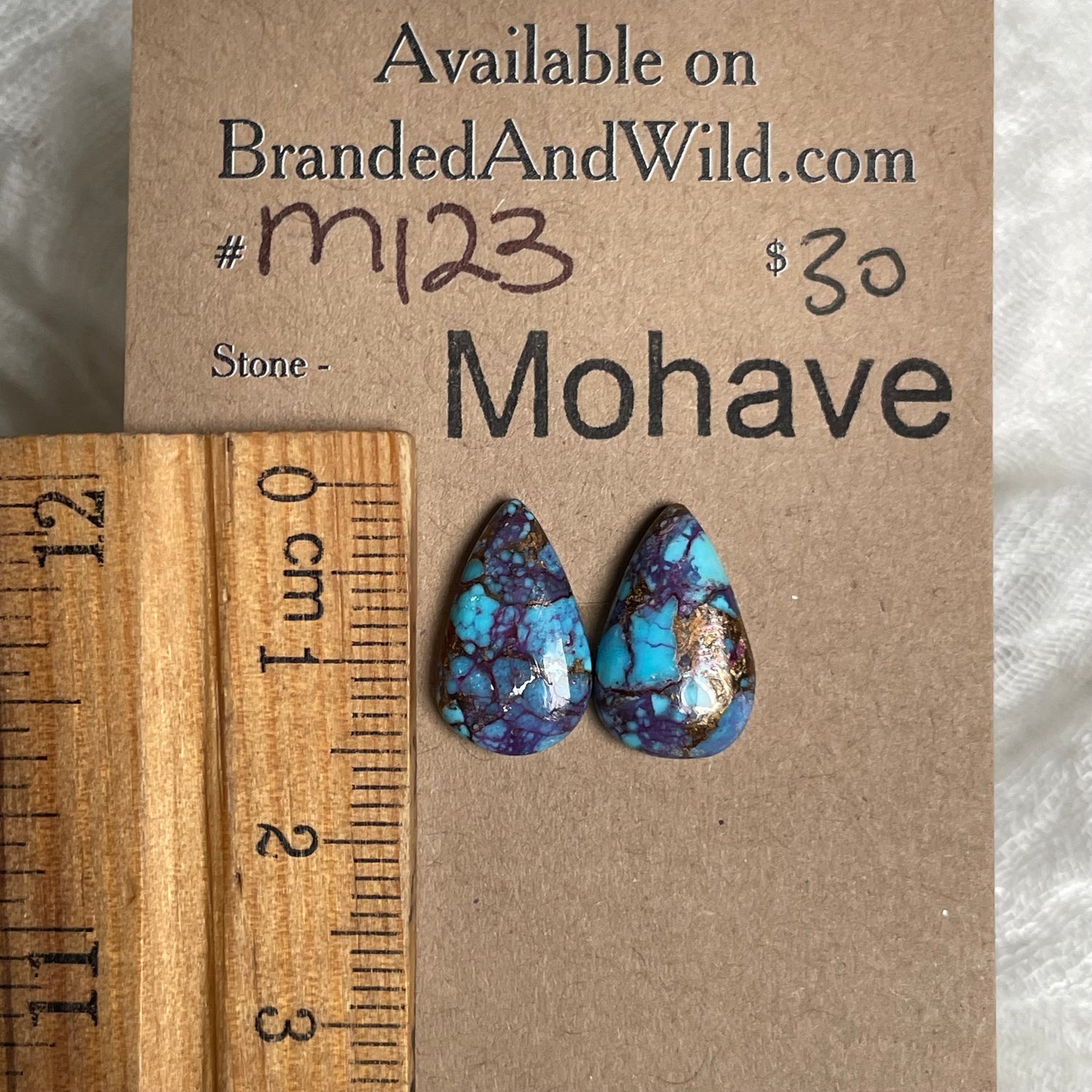 Mohave Cabochon - M123 Cabochon E30E8D63-D382-4F2C-80A8-C8F4535F5A71 Brandedandwild.com