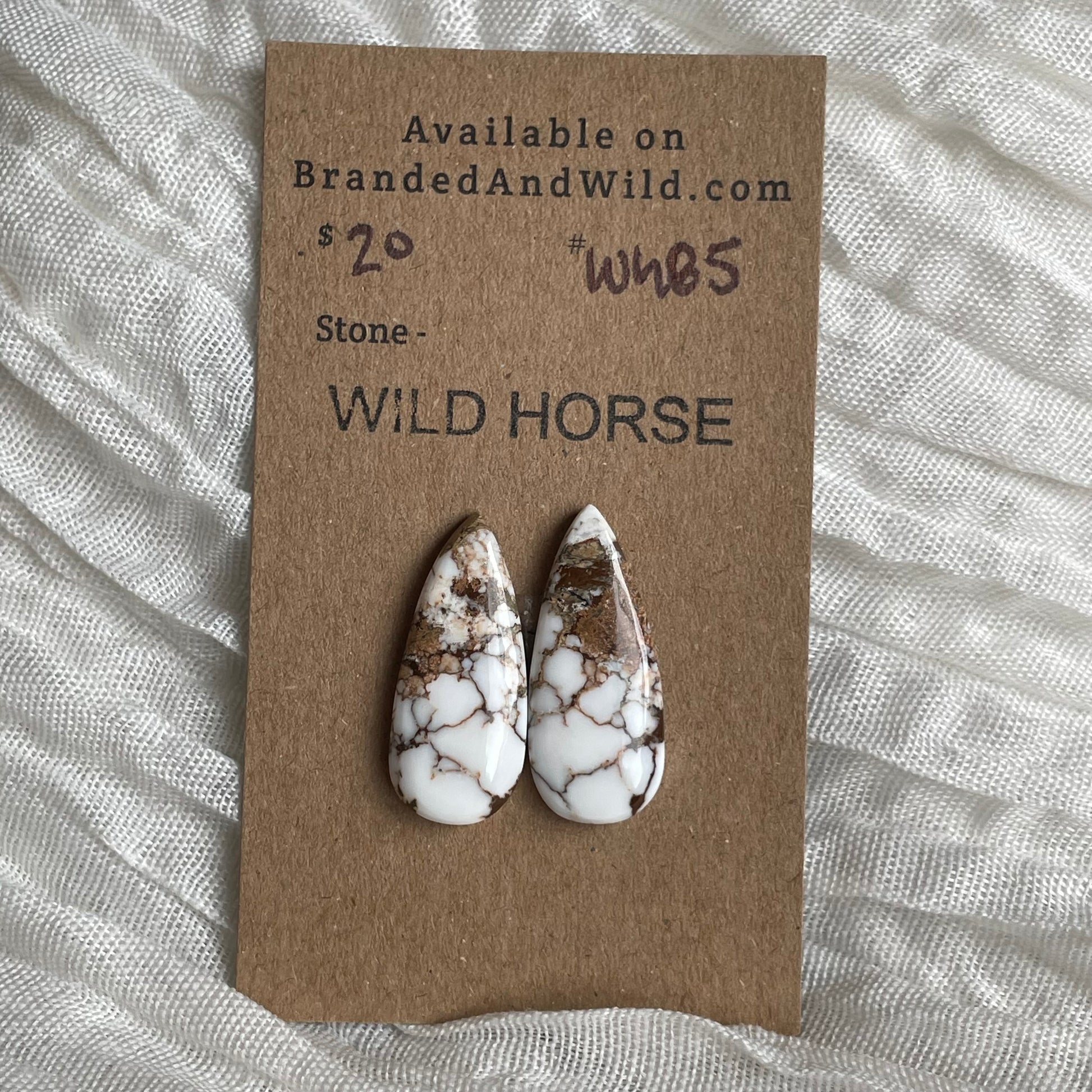 Wild Horse Cabochon - WH85 E3520146-78DC-47BD-878E-294E33111982 Brandedandwild.com