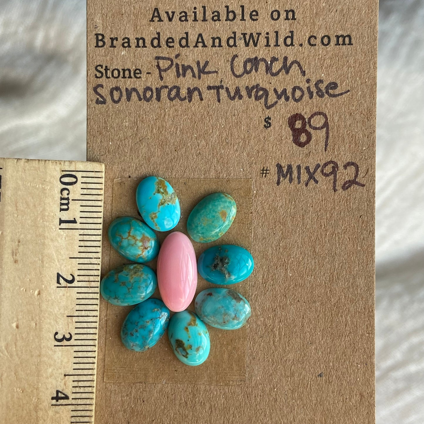 Sonoran / Pink Conch Cabochon - MIX92