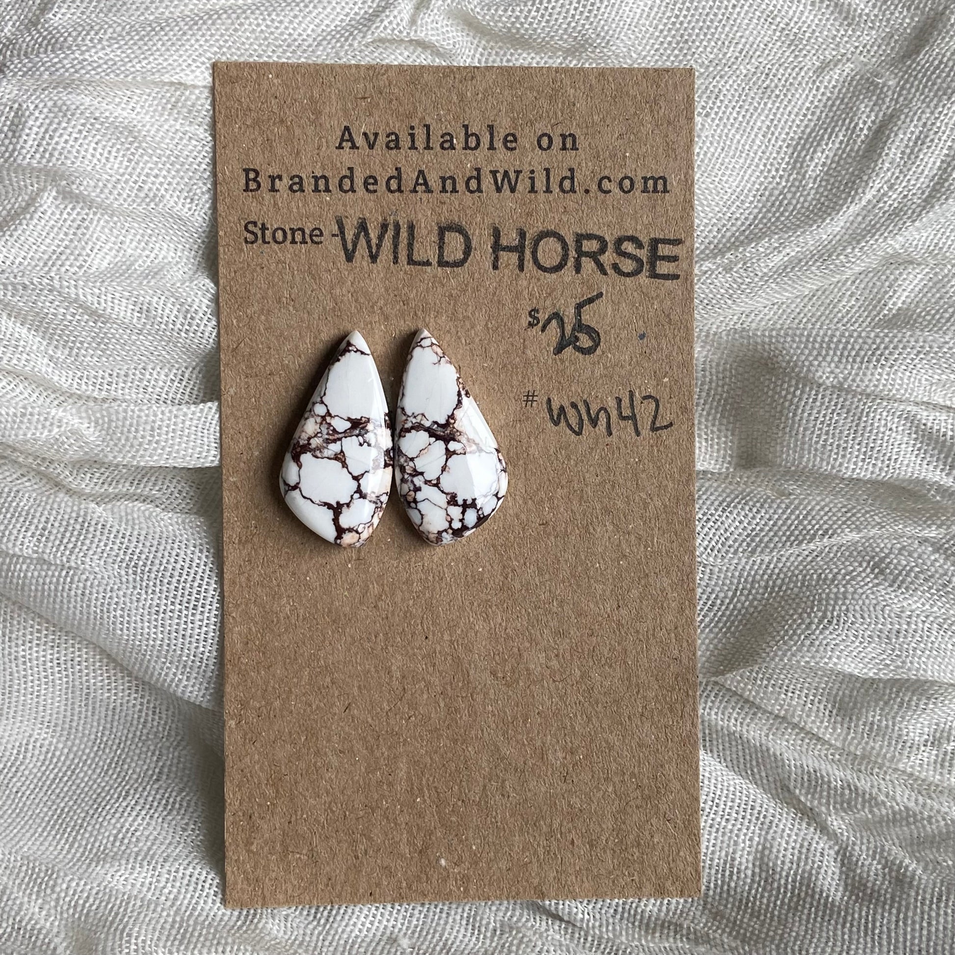Wild Horse Cabochon - WH42 E35F3B4B-EC1C-4720-AC76-054129D24698 Brandedandwild.com