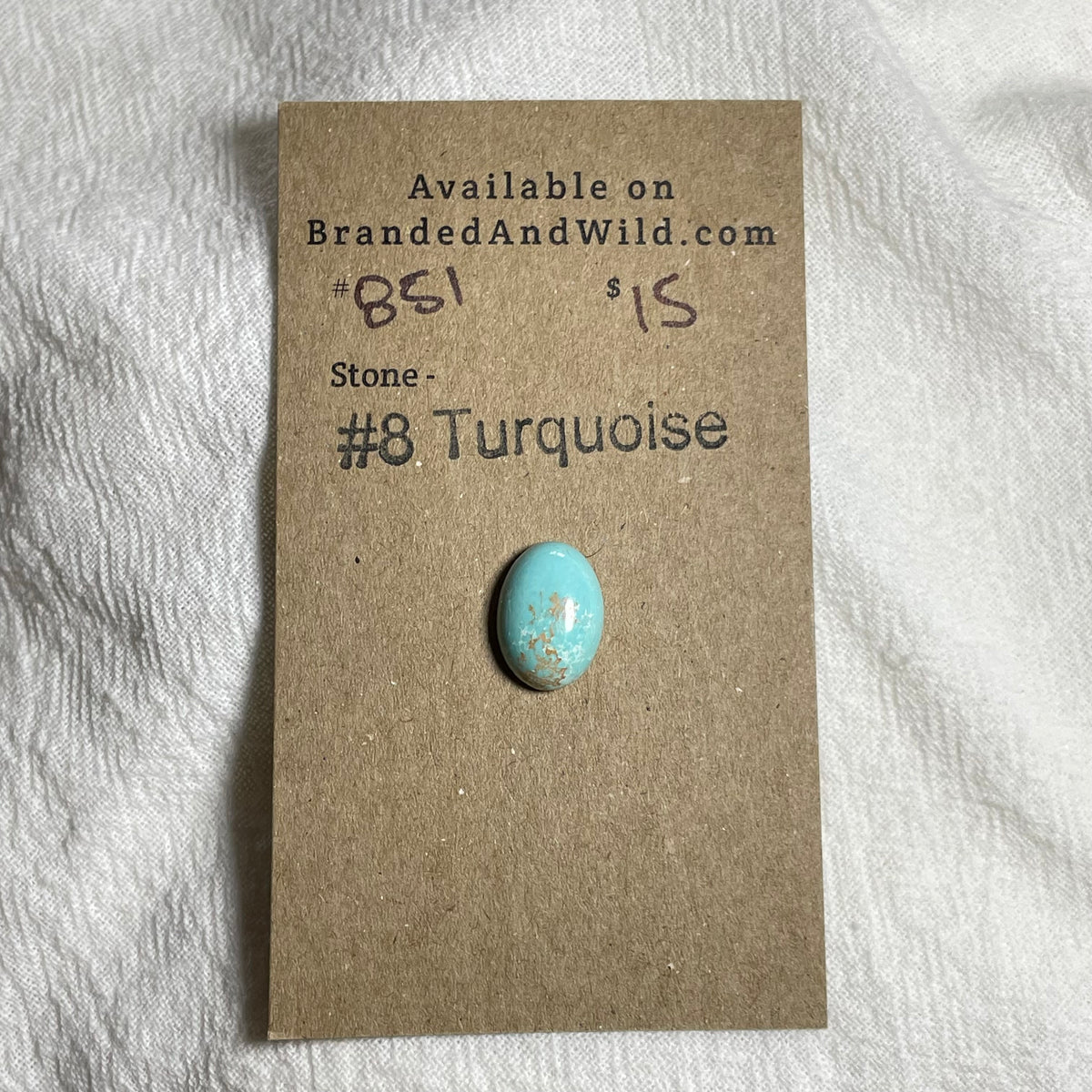 #8 Turquoise Cabochon - #851