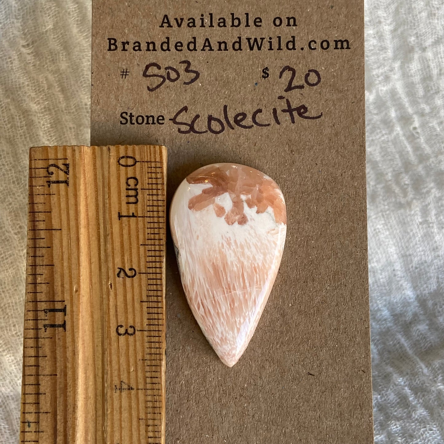 Scolecite Cabochon - S03
