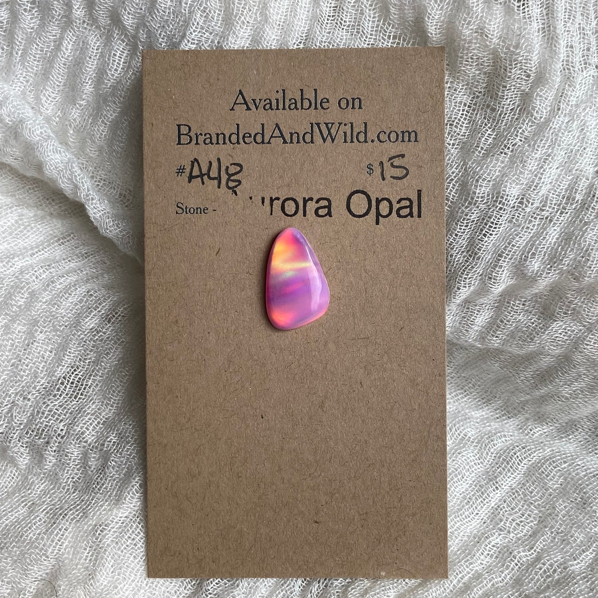 Aurora Opal Cabochon - A48 E37DA988-0725-422F-9E41-5CC471A9FBC4 Brandedandwild.com