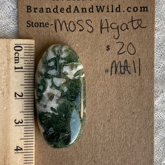 Moss Agate Cabochon - MA11