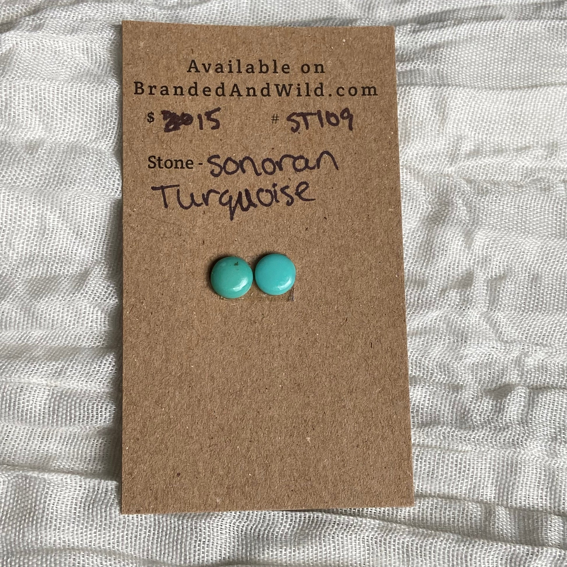 Sonoran Turquoise Cabochon - ST109 E3AACDA8-79D3-4A78-BA50-5902C006FE9B Brandedandwild.com