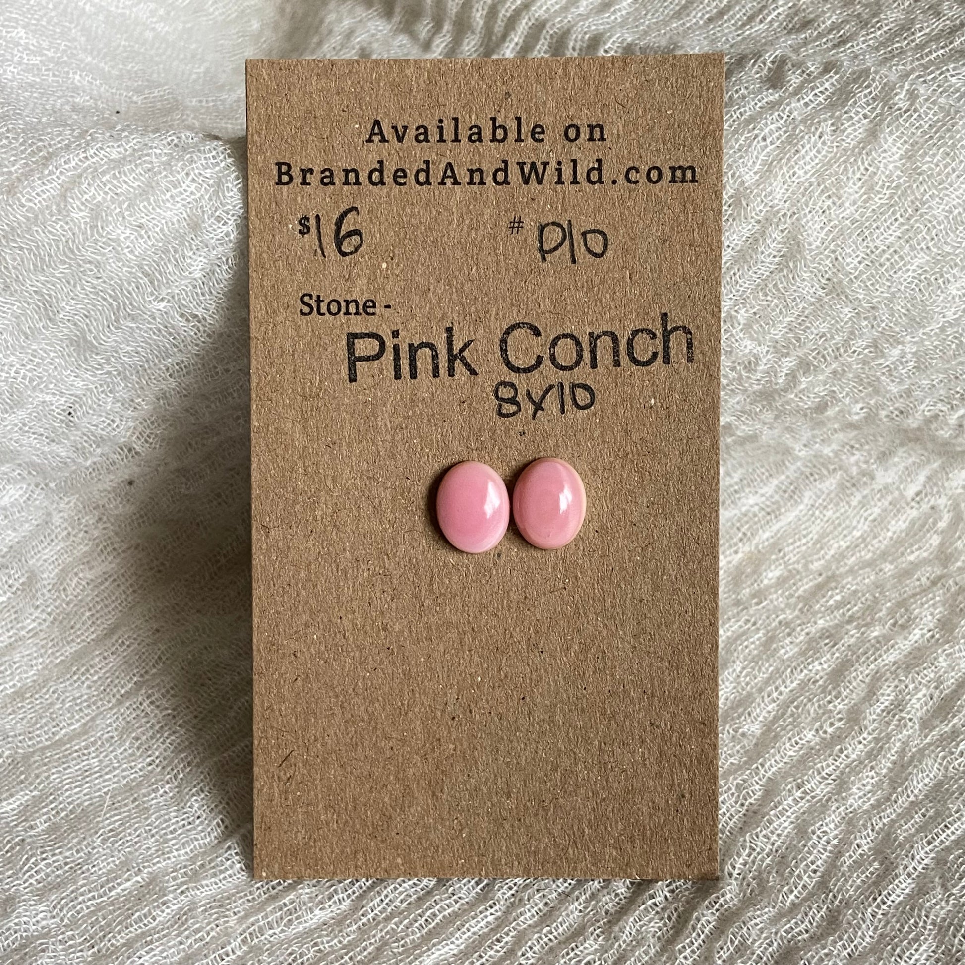 Pink Conch Cabochon - P10 E3EBC153-B295-48E9-B816-755796AAD9DA Brandedandwild.com