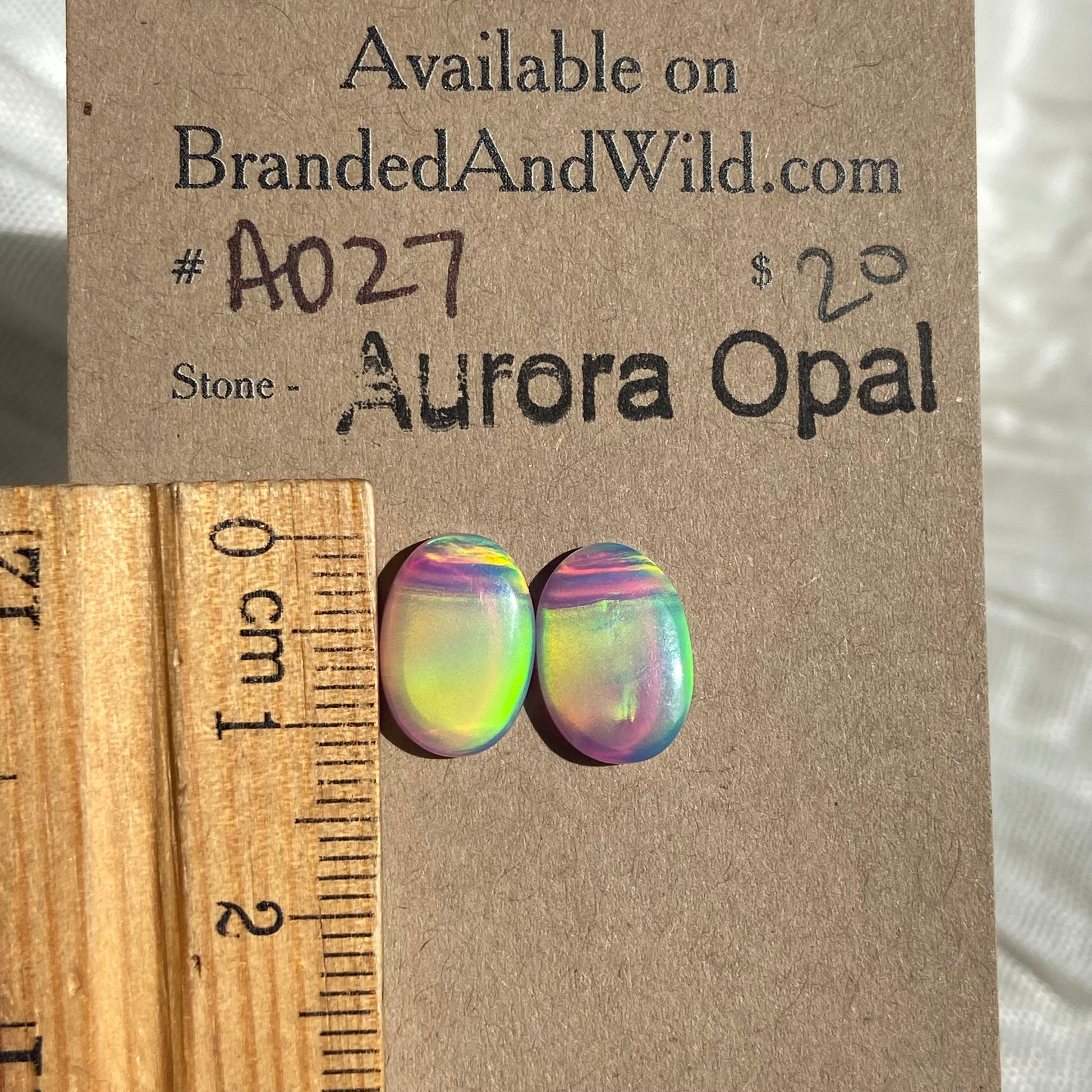Aurora Opal Cabochon - A27 E3F2AA2B-E132-4465-934D-A6D2E1FFD159 Brandedandwild.com