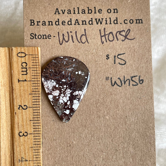 Wild Horse Cabochon - WH56 E407E3AA-E179-48DC-B47D-CFFFD6ED5FB4 Brandedandwild.com