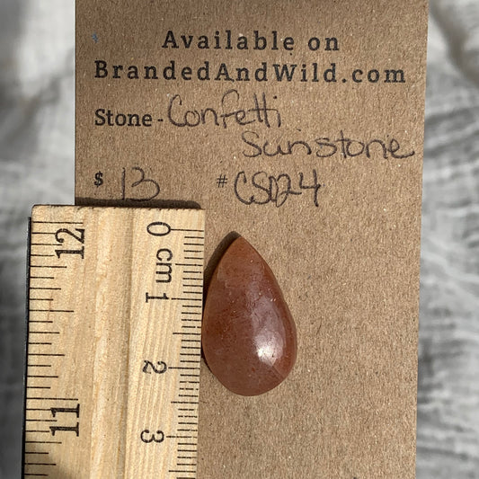 Confetti Sunstone Cabochon - CS024