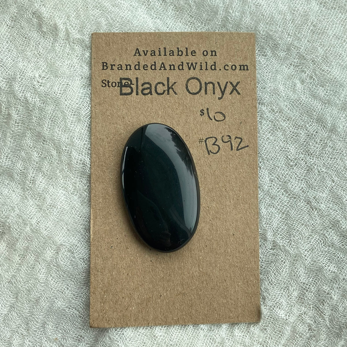Black Onyx - Cabochon - B92