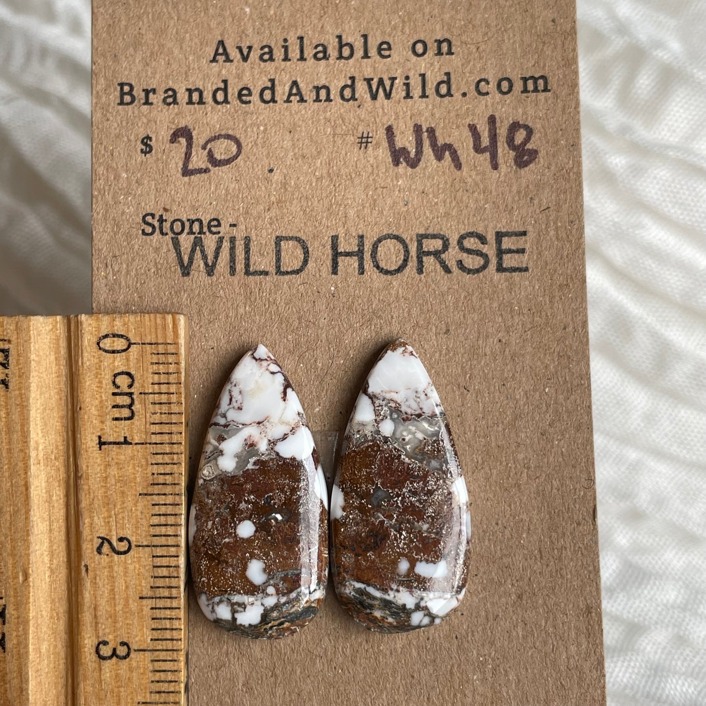 Wild Horse Cabochon - WH48 E4310DA4-5D31-41AD-B811-832B9EFB2D59 Brandedandwild.com