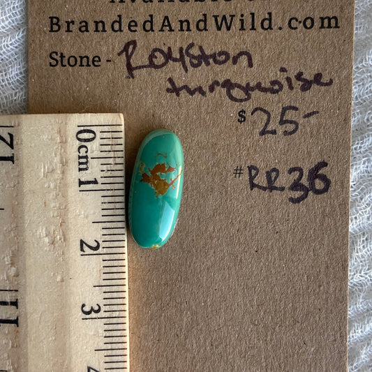 Royston Ribbon Turquoise Cabochon RR36