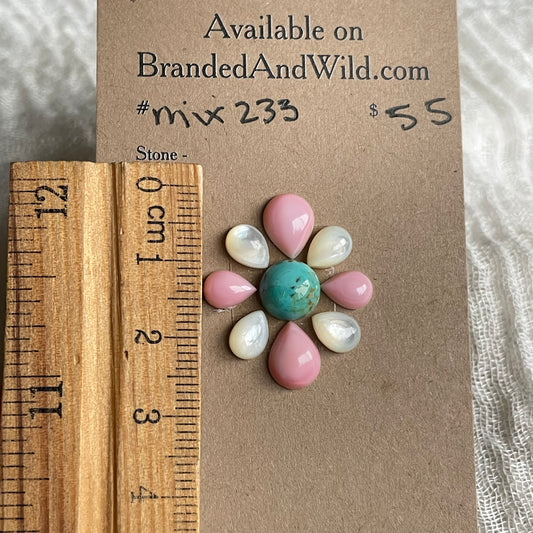Kingman Mix Cabochon - MIX235 E44B3C80-DA2B-49BB-86F4-989EAD39C7F2 Brandedandwild.com