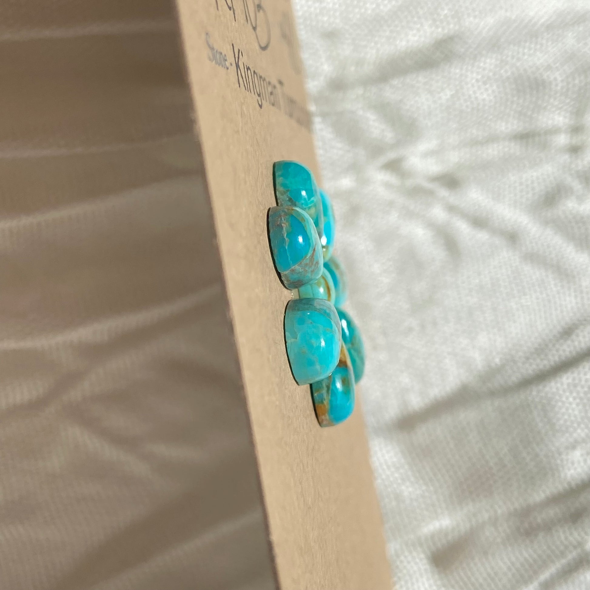 Kingman Turquoise Cabochon - KT103 E4544BD1-A4DD-4AF8-B0C7-B44921B6FC55 Brandedandwild.com