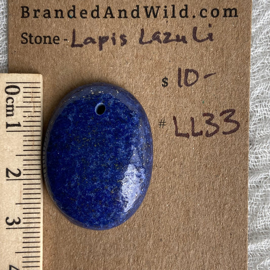 Lapis Lazuli Cabochon -Drilled- LL33