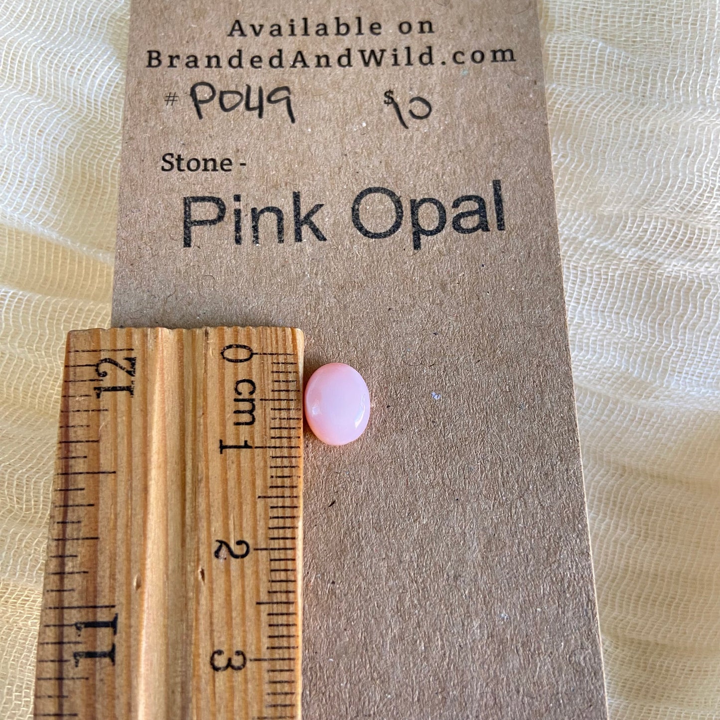 Pink Opal Cabochon - P049