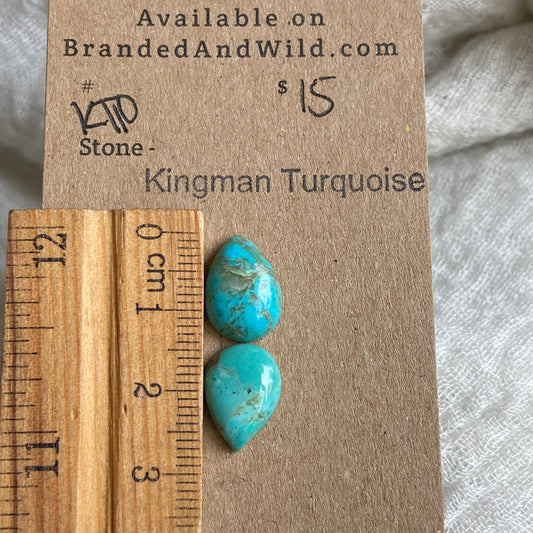 Kingman Turquoise Cabochon - KT10 E498E84B-4FB8-4E8F-95CF-0F915B9D5533 Brandedandwild.com