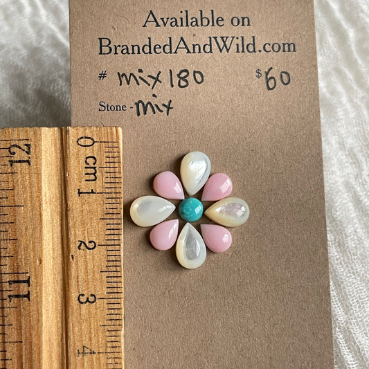 Pink Conch Mix Cabochon - MIX180 E4C39D3A-1005-4F6C-A5EB-9B46056E33A7 Brandedandwild.com