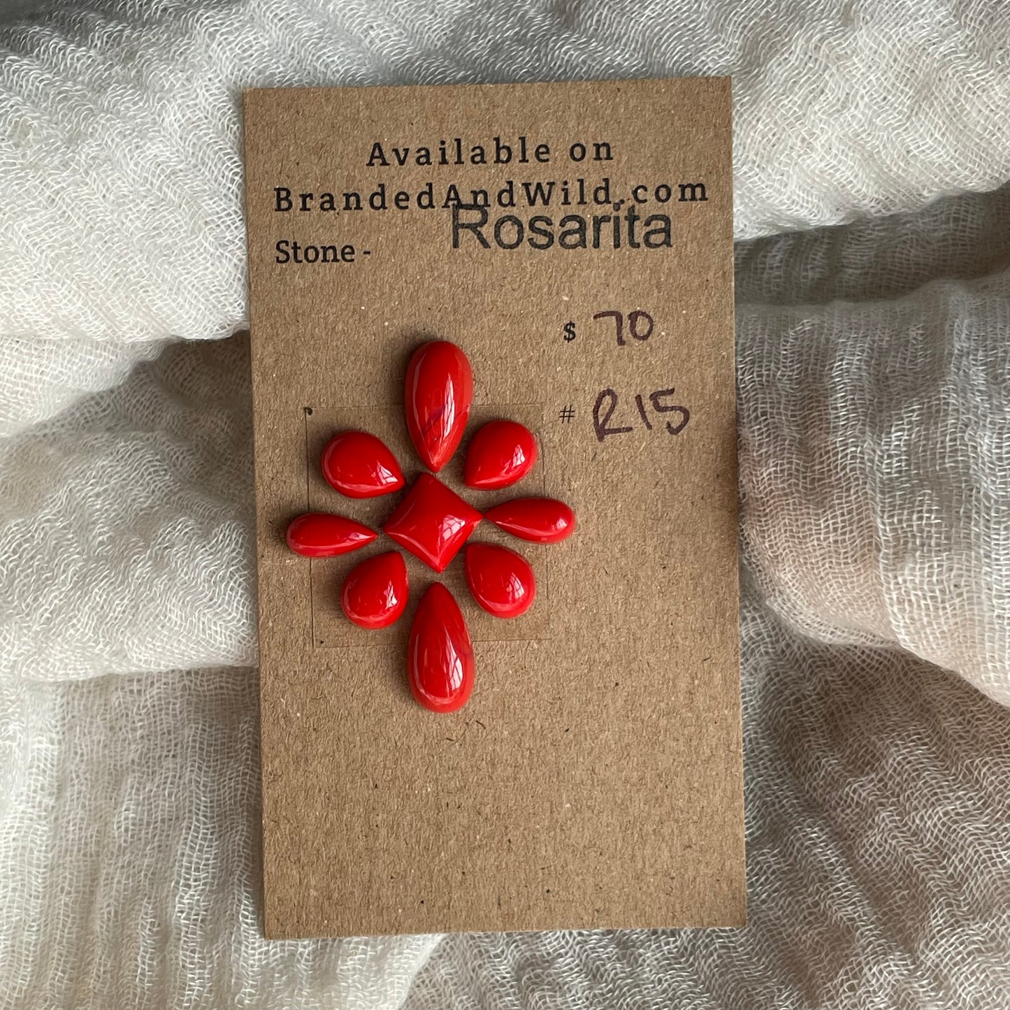 Rosarita - Cabochon - R15 E4E90E77-D2DD-41B8-A889-F95F3104F37E Brandedandwild.com