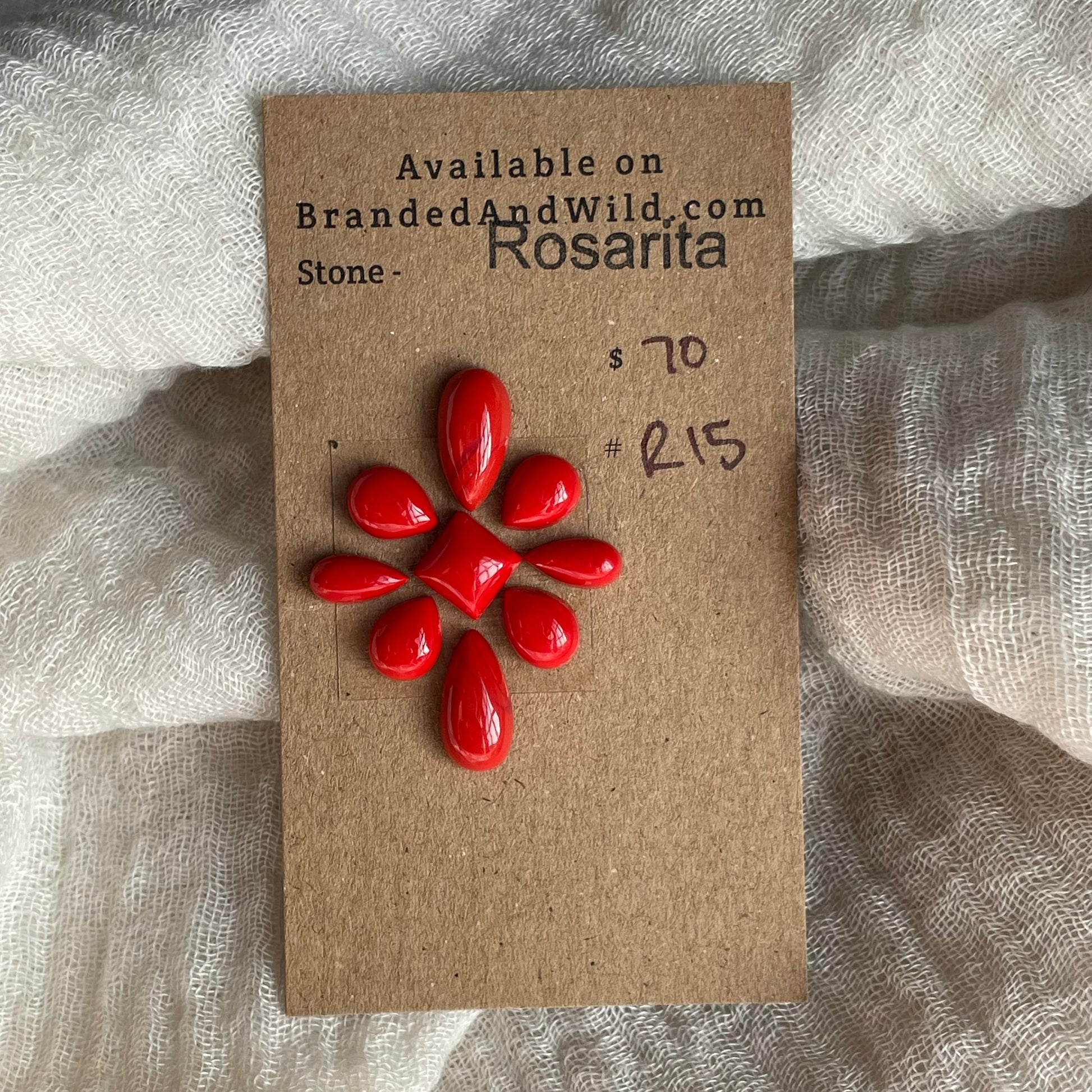 Rosarita - Cabochon - R15 E4E90E77-D2DD-41B8-A889-F95F3104F37E Brandedandwild.com