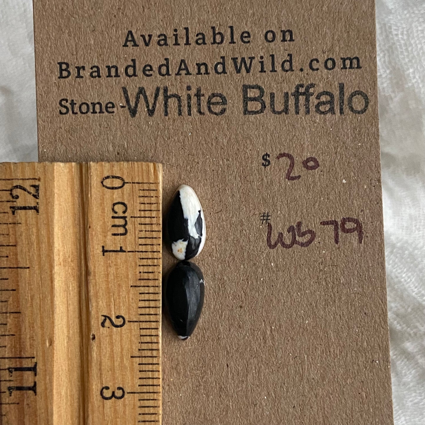 White Buffalo Cabochon - WB79