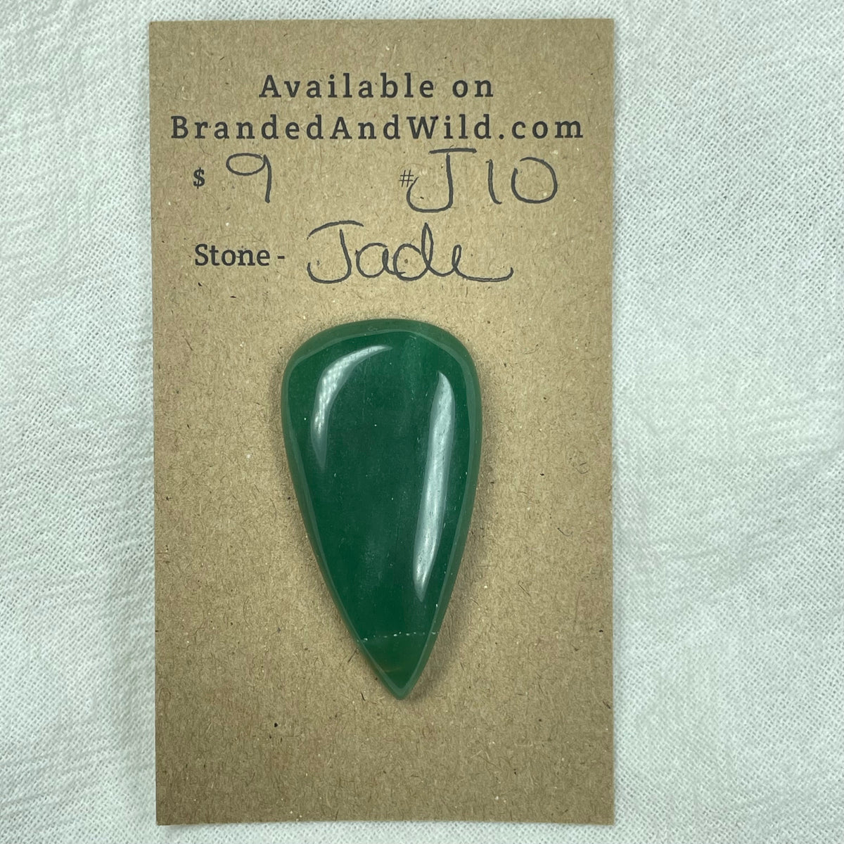 Jade Cabochon - J10 E52966D6-6905-4795-8C5A-37CC525048BB Brandedandwild.com