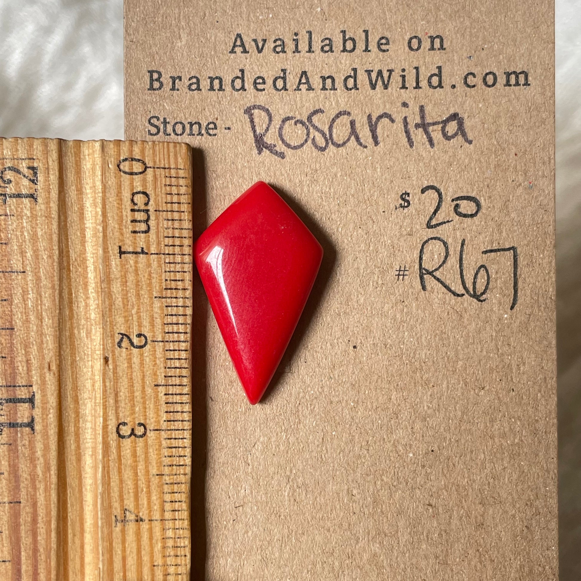 Rosarita - Cabochon - R67 E54DD02F-05FA-4BA9-AC28-160135F96E77 Brandedandwild.com