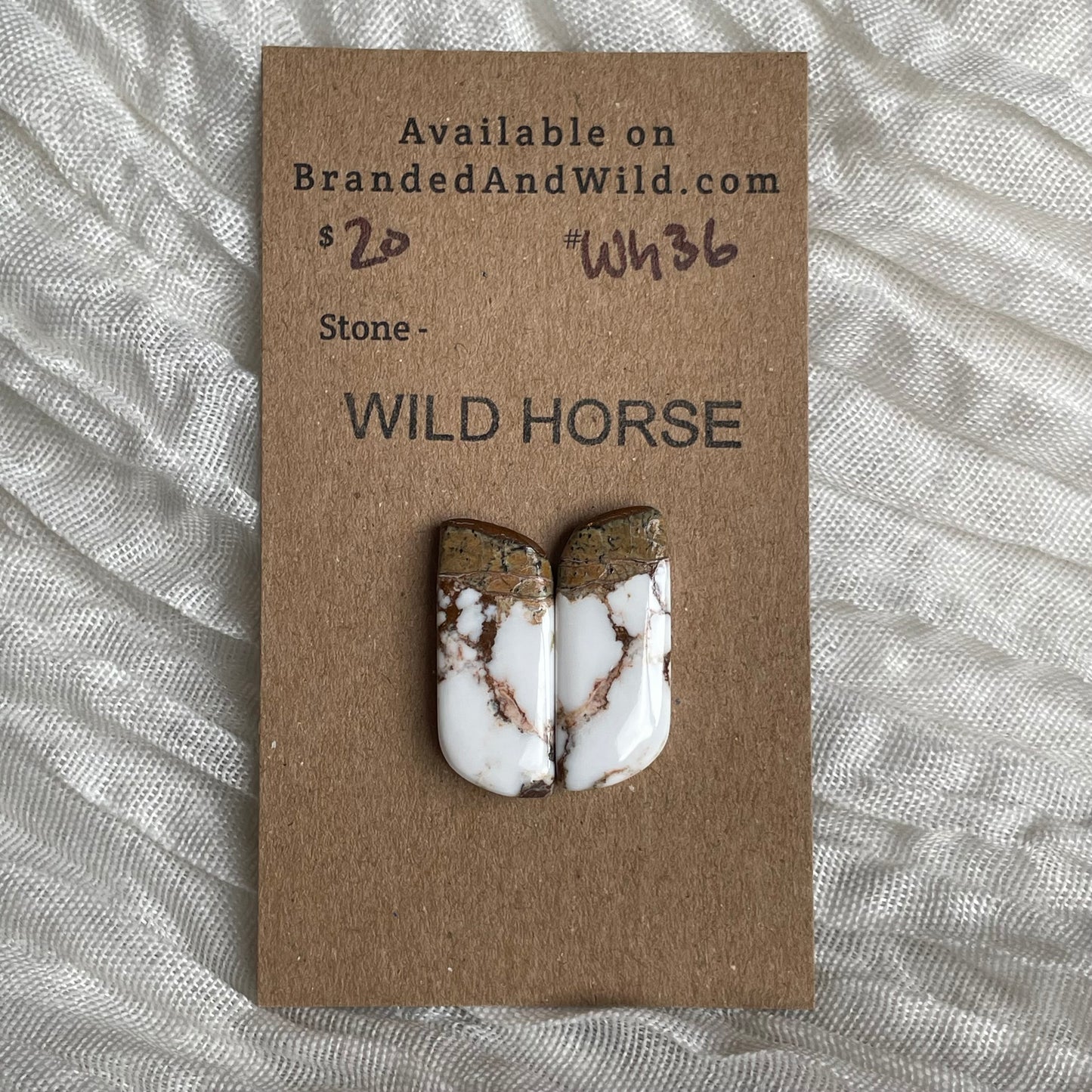 Wild Horse Cabochon - WH36 E554FCC3-F81F-41FC-B7BD-F010BF34CC54 Brandedandwild.com