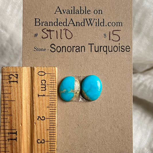 Sonoran Turquoise Cabochon - ST110 E55A1039-336D-4441-B055-B75BB4DD2F87 Brandedandwild.com