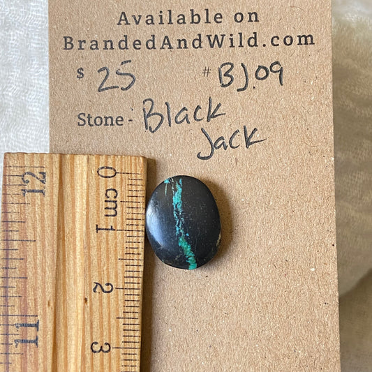 Black Jack Cabochon - BJ09 E59A172A-F77A-43D9-8679-FA78098AC6DB Brandedandwild.com
