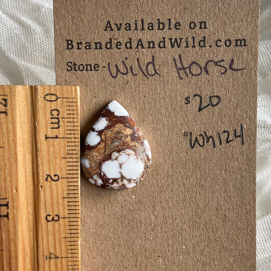 Wild Horse Cabochon - WH124 E59E8448-85E7-4ECA-A9CF-5B30883CAB9F Brandedandwild.com