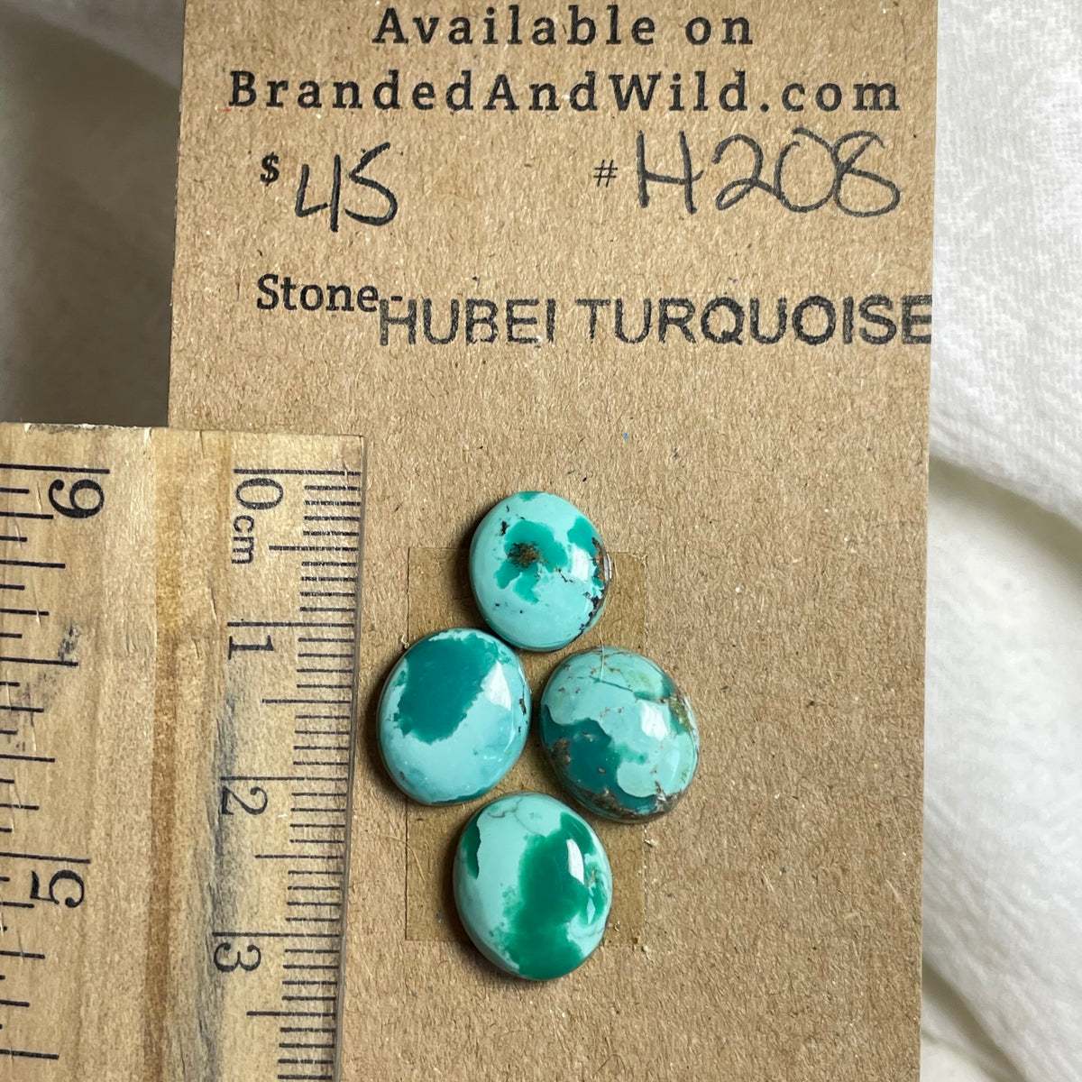 Hubei Turquoise Cabochon - H208 E5CC7A7E-2FC4-4BDA-B551-0049CFD0895D Brandedandwild.com