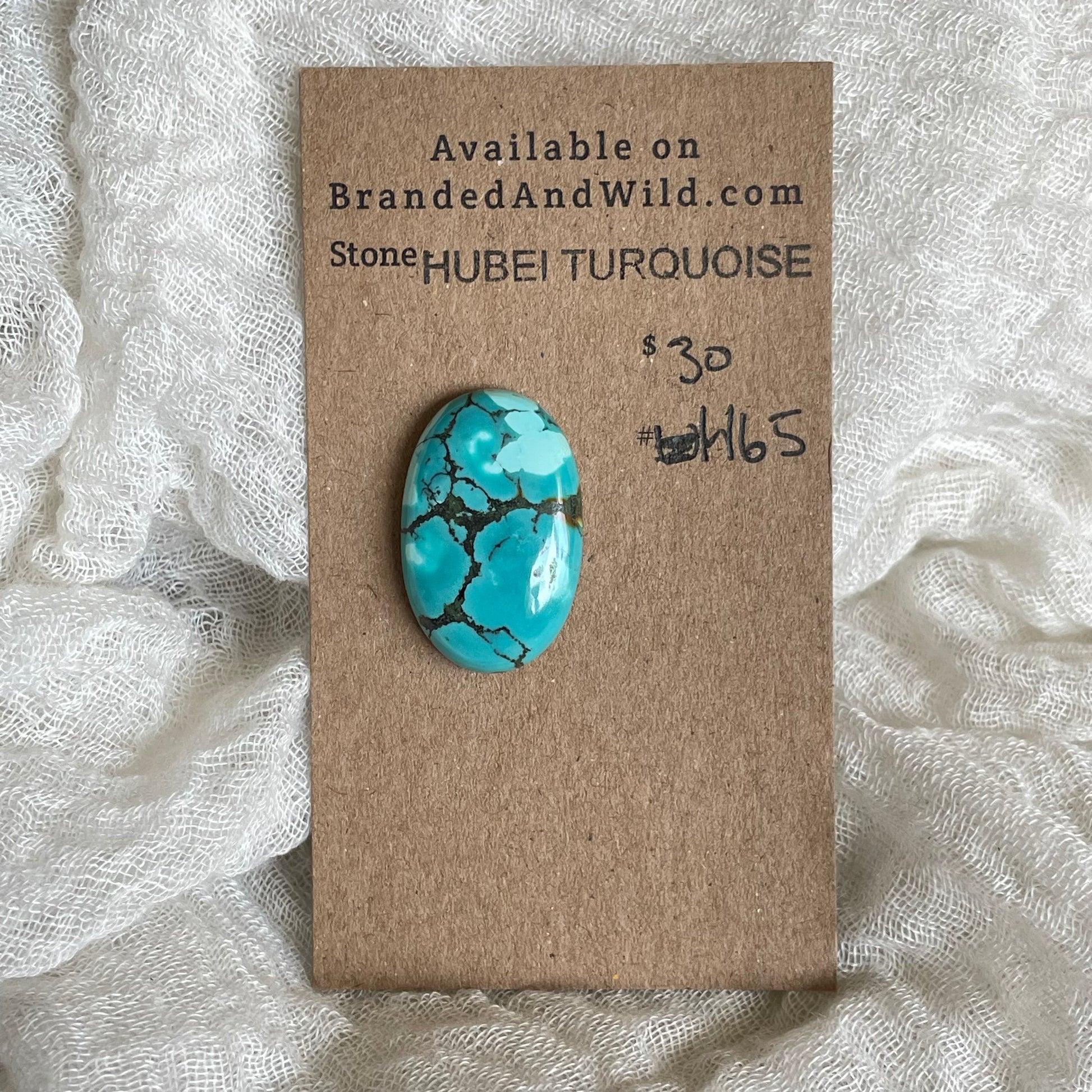 Hubei Turquoise Cabochon - H65 E5FE2D7F-D0BA-4C6C-93FD-1AFCE97716BF Brandedandwild.com