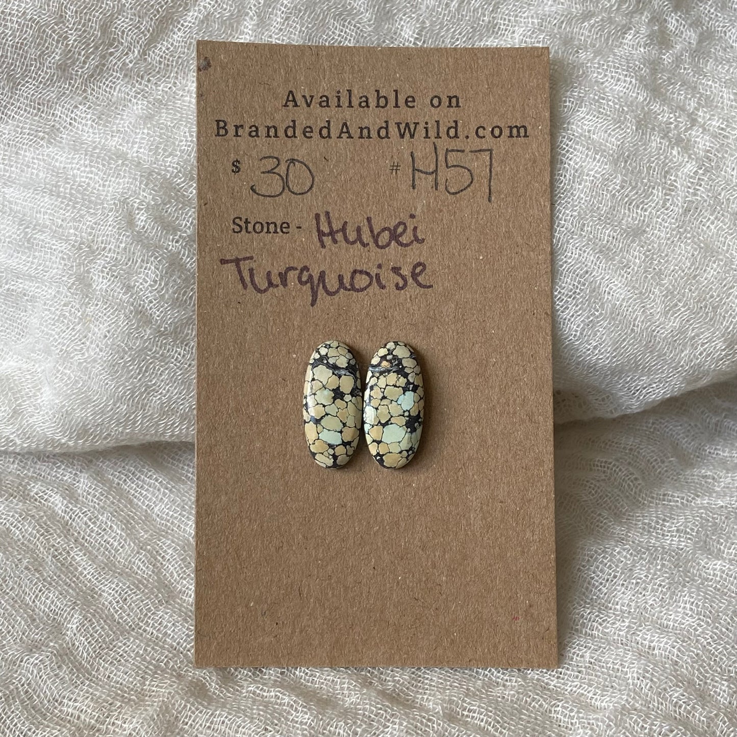 Hubei Turquoise Cabochon - H57 E6047DC1-1BEA-4BF1-A637-AE424F9A0888 Brandedandwild.com