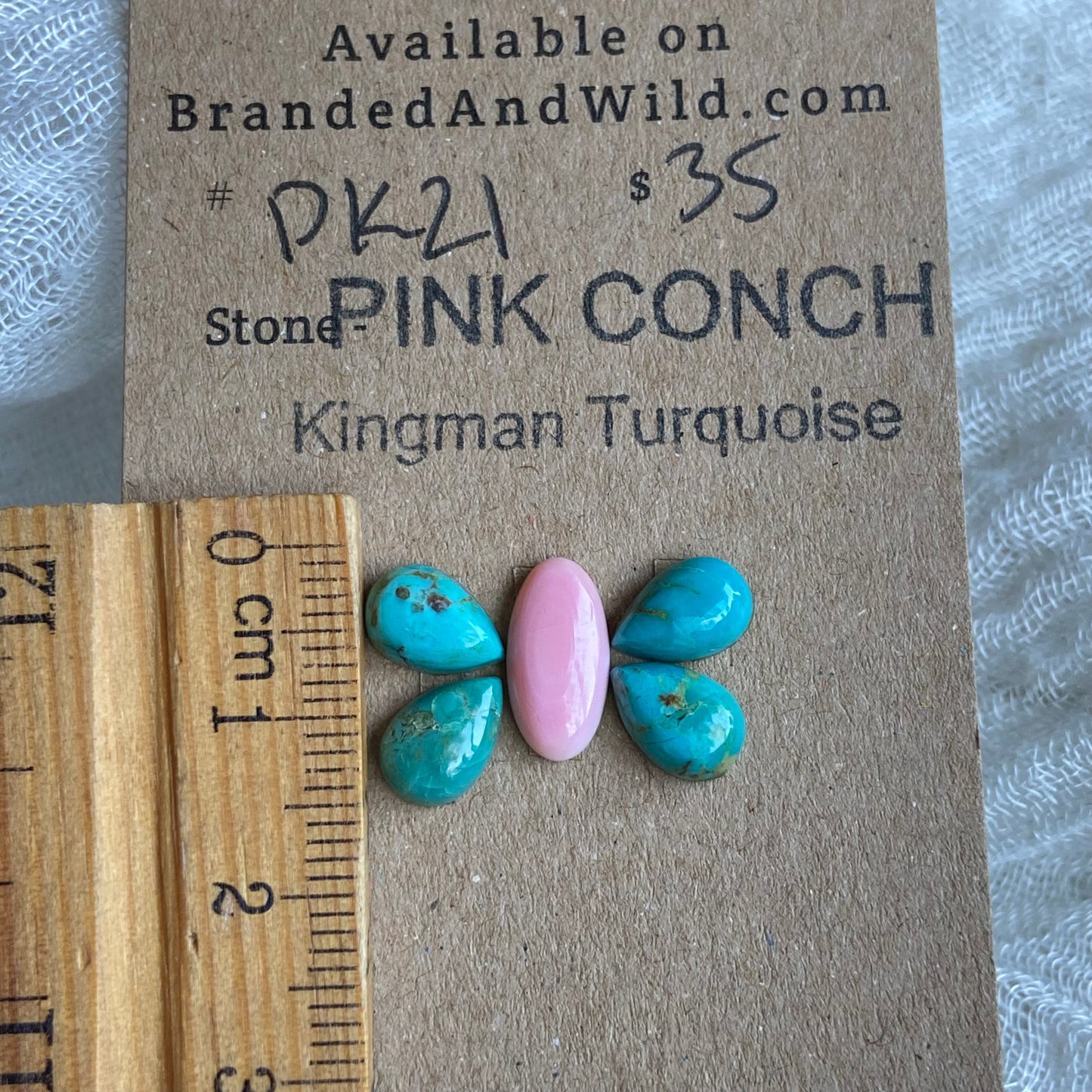 Pink Conch / Oyster Shell Cabochon - PK21