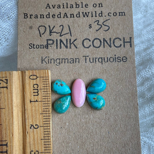 Pink Conch / Oyster Shell Cabochon - PK21 E611195C-AC67-44F1-B502-27DBBAA54CCA Brandedandwild.com
