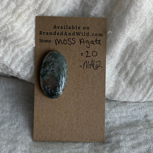Moss Agate Cabochon - MA62