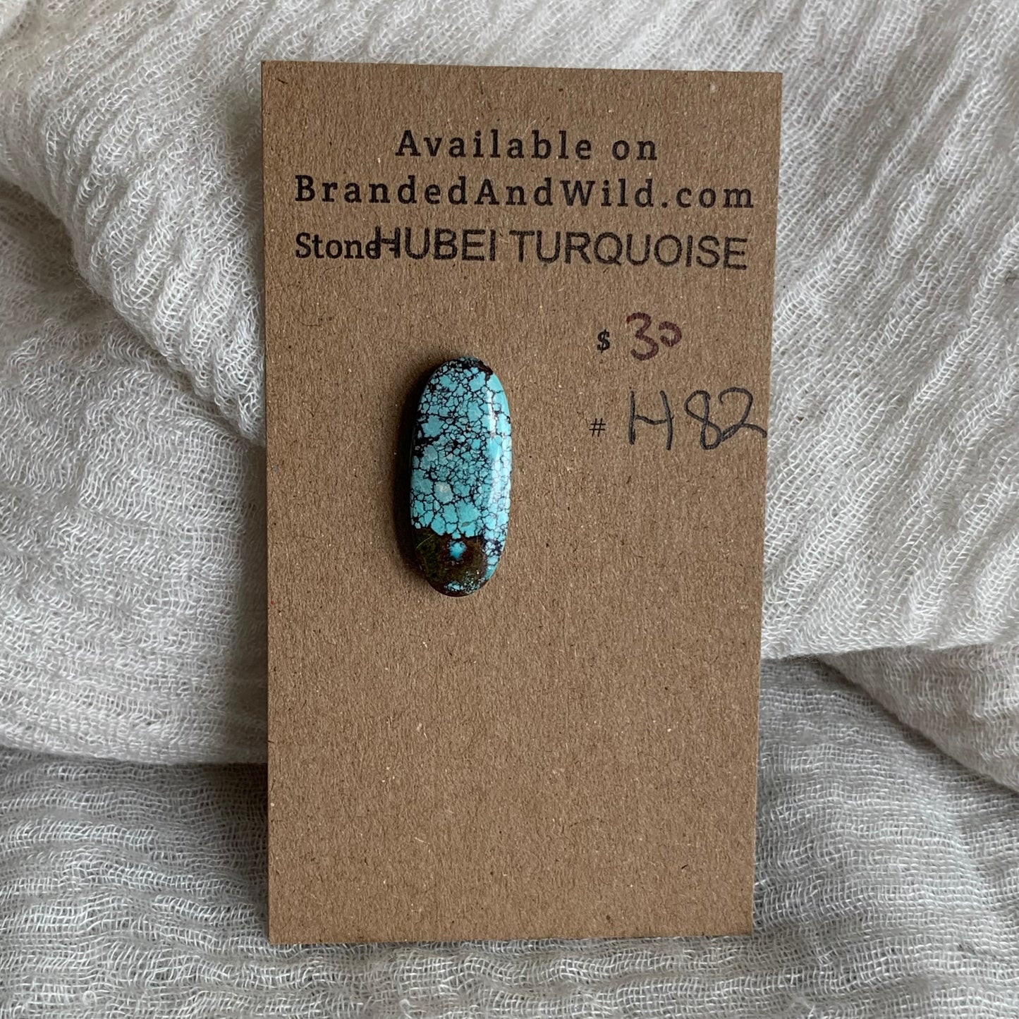 Hubei Turquoise Cabochon - H82