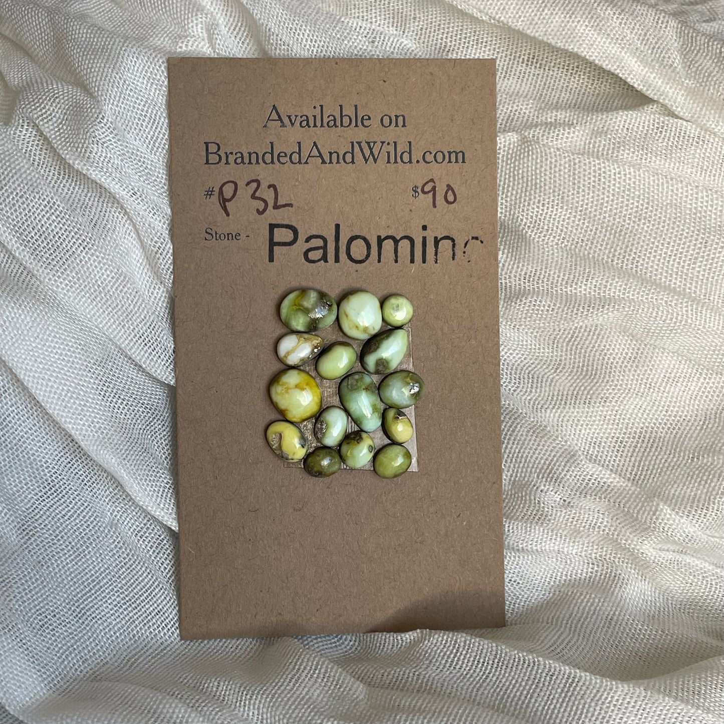 Palomino Cabochon - P32 E65BD2EE-A73C-4131-8F25-A93E60A88AF6 Brandedandwild.com