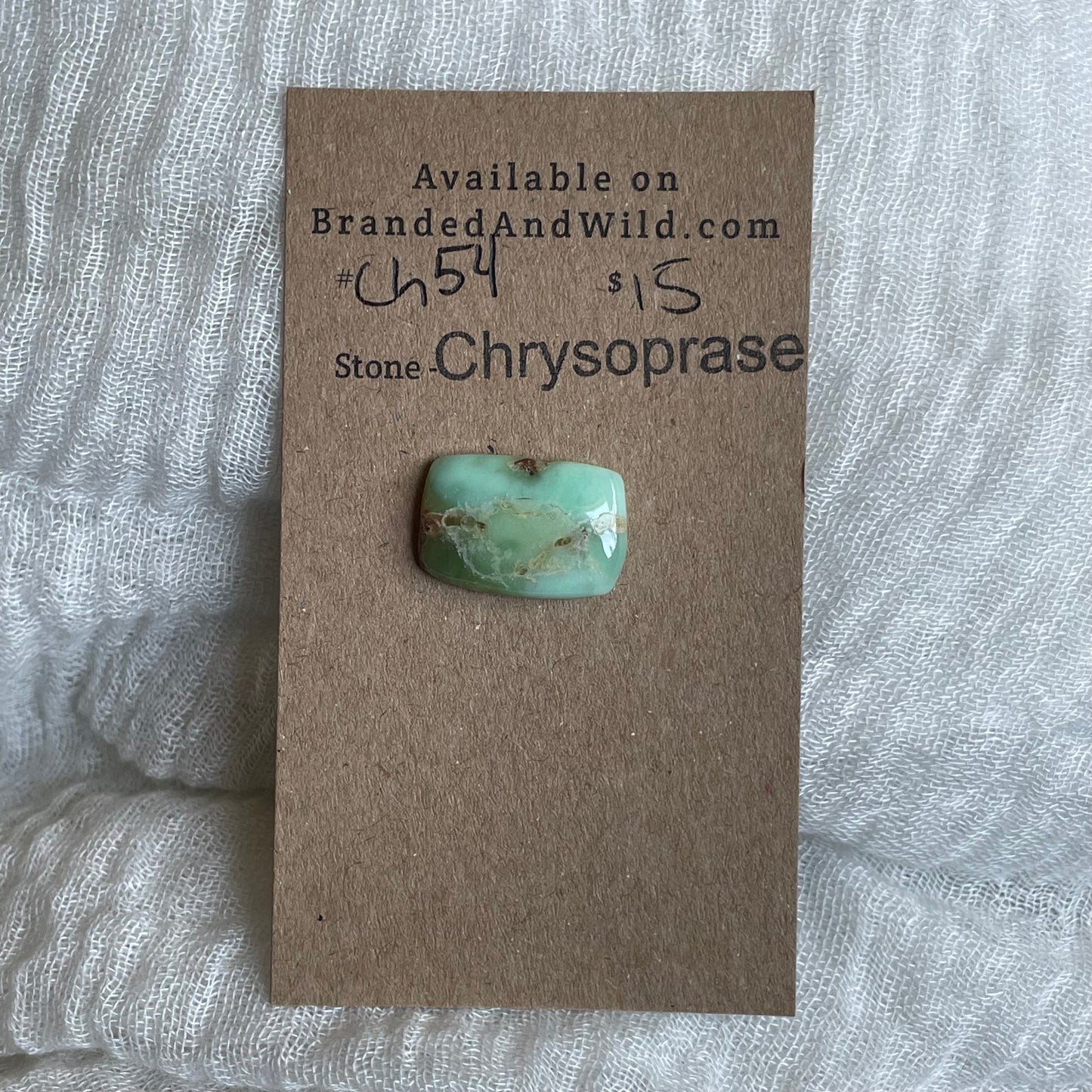 Chrysoprase Cabochon - Ch54