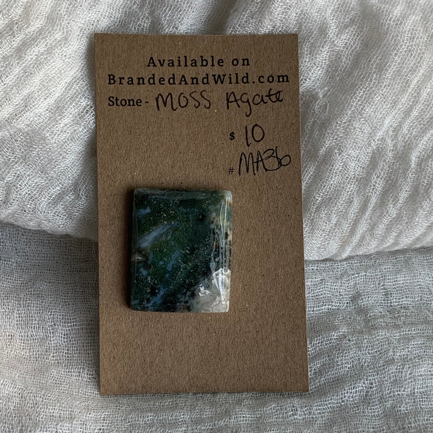 Moss Agate Cabochon - MA36