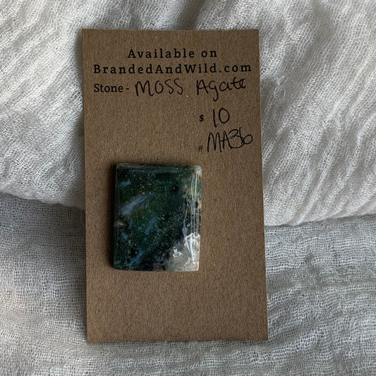 Moss Agate Cabochon - MA36