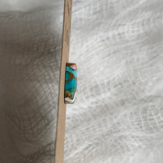 Turquoise, Oystershell, Copper Cabochon - TOC80