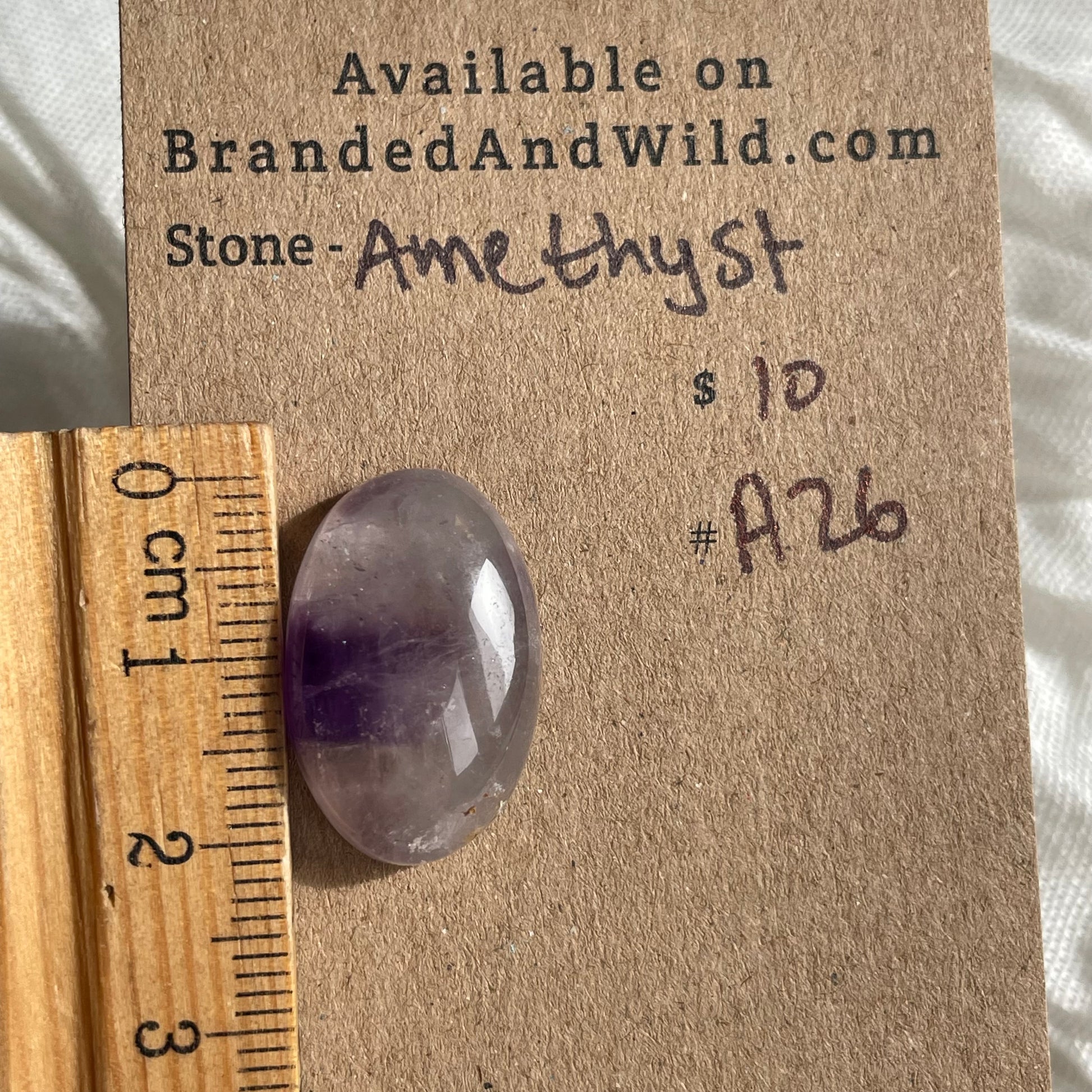 Amethyst Cabochon - A26 E6902D5A-F163-4864-AC49-9596EE29CD68 Brandedandwild.com