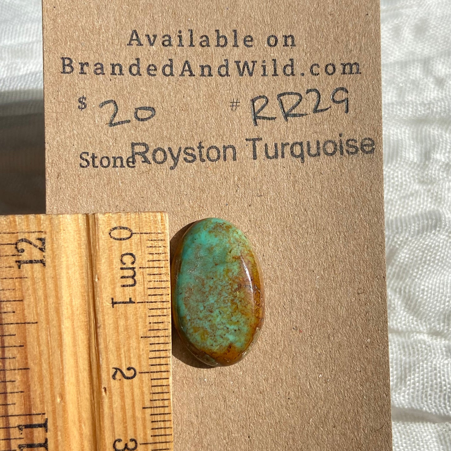 Royston Ribbon Turquoise Cabochon RR29 E6A785F2-FDBF-4CED-B362-2F851999BF6C Brandedandwild.com
