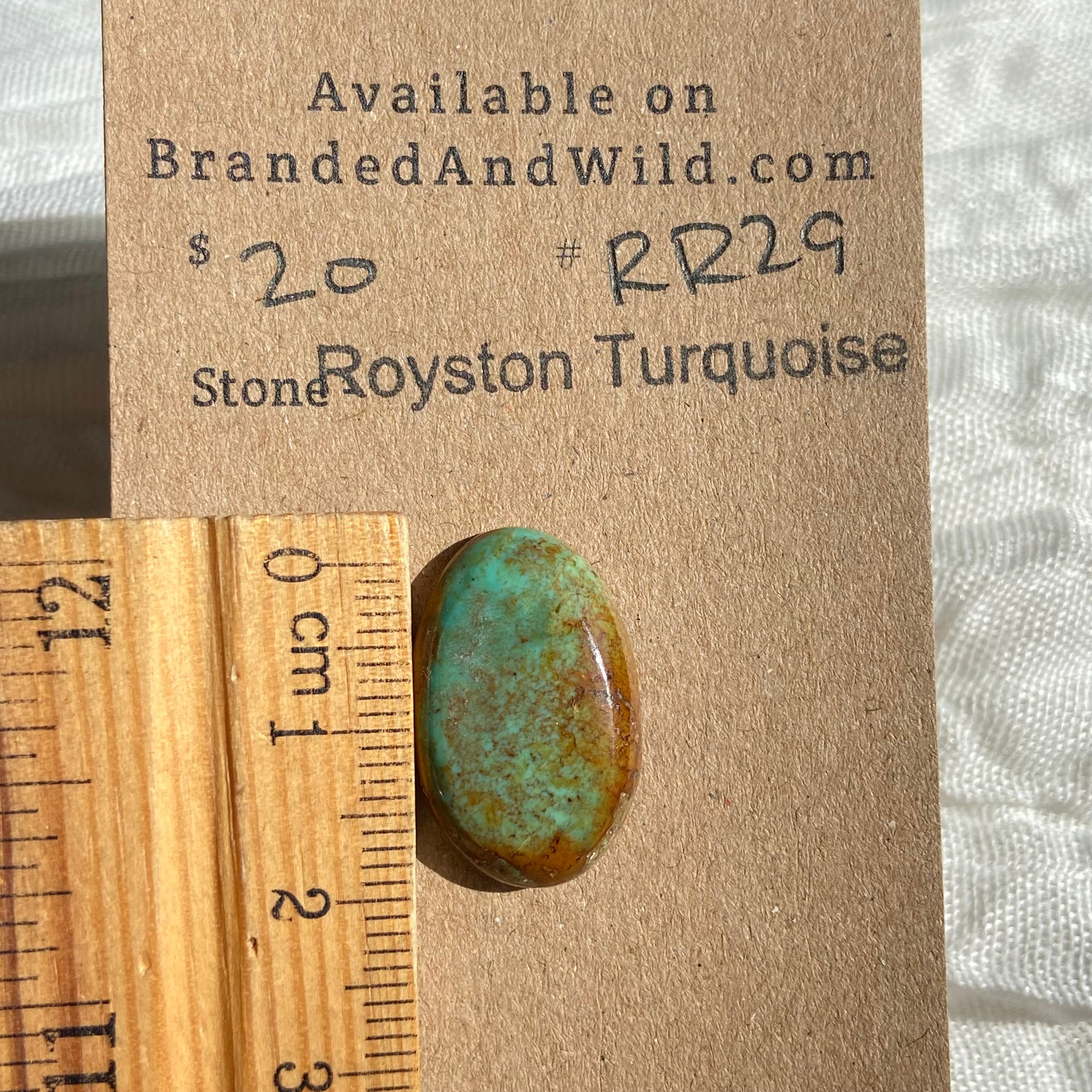 Royston Ribbon Turquoise Cabochon RR29 E6A785F2-FDBF-4CED-B362-2F851999BF6C Brandedandwild.com