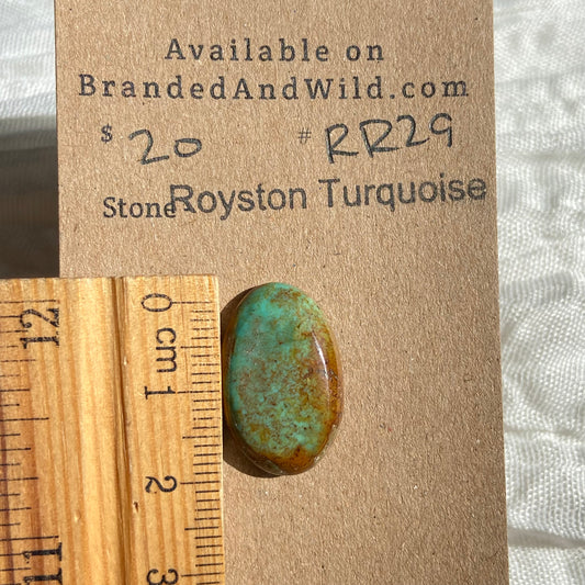 Royston Ribbon Turquoise Cabochon RR29 E6A785F2-FDBF-4CED-B362-2F851999BF6C Brandedandwild.com