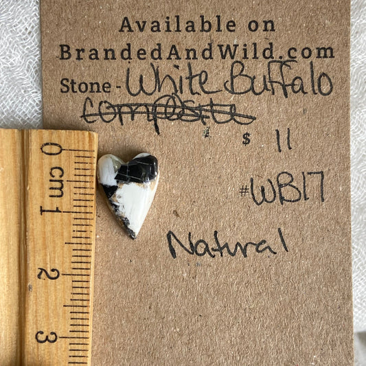 White Buffalo Cabochon - WB17