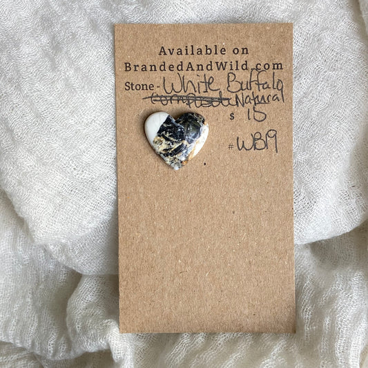 White Buffalo Cabochon - WB19
