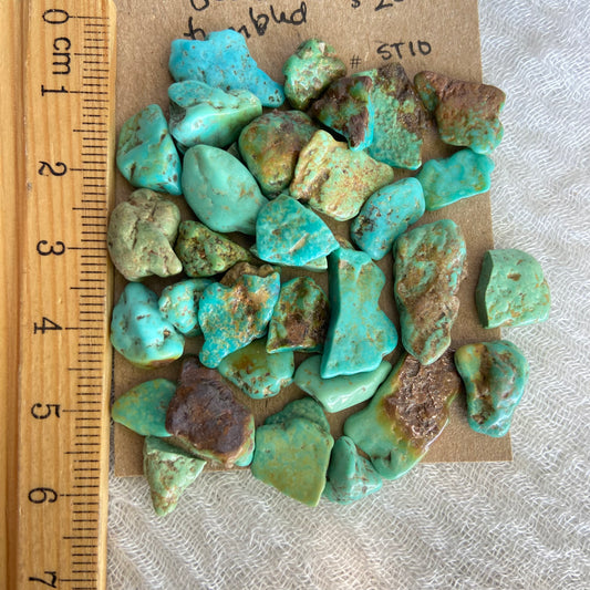 Rough Tumbled Sonoran Gold Turquoise - #ST10